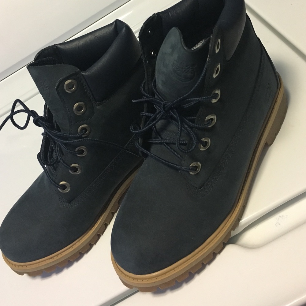Perfect new condition navy timberland waterproofs.